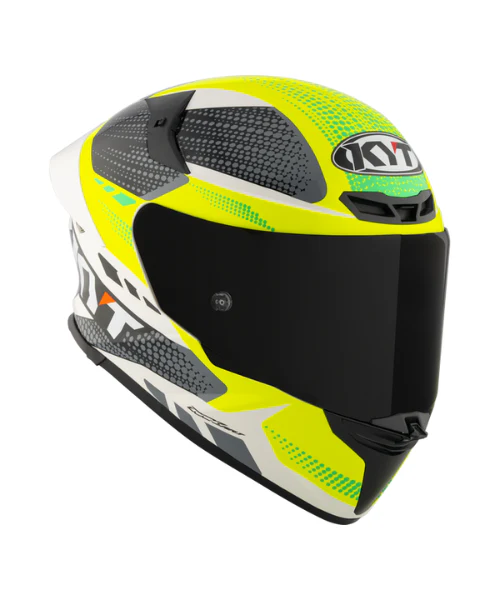 KYT TT-Revo Gear Helmet - Gloss Black Yellow - Image 4