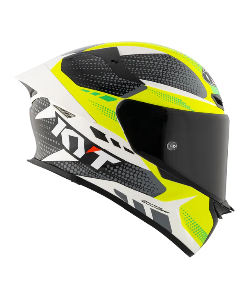 KYT TT-Revo Gear Helmet - Gloss Black Yellow - Image 5