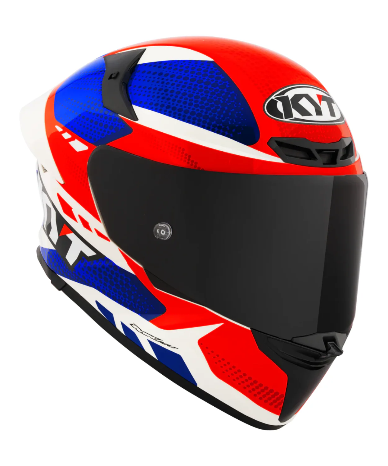 KYT TT-Revo Gear Helmet - Gloss Blue Red - Image 4