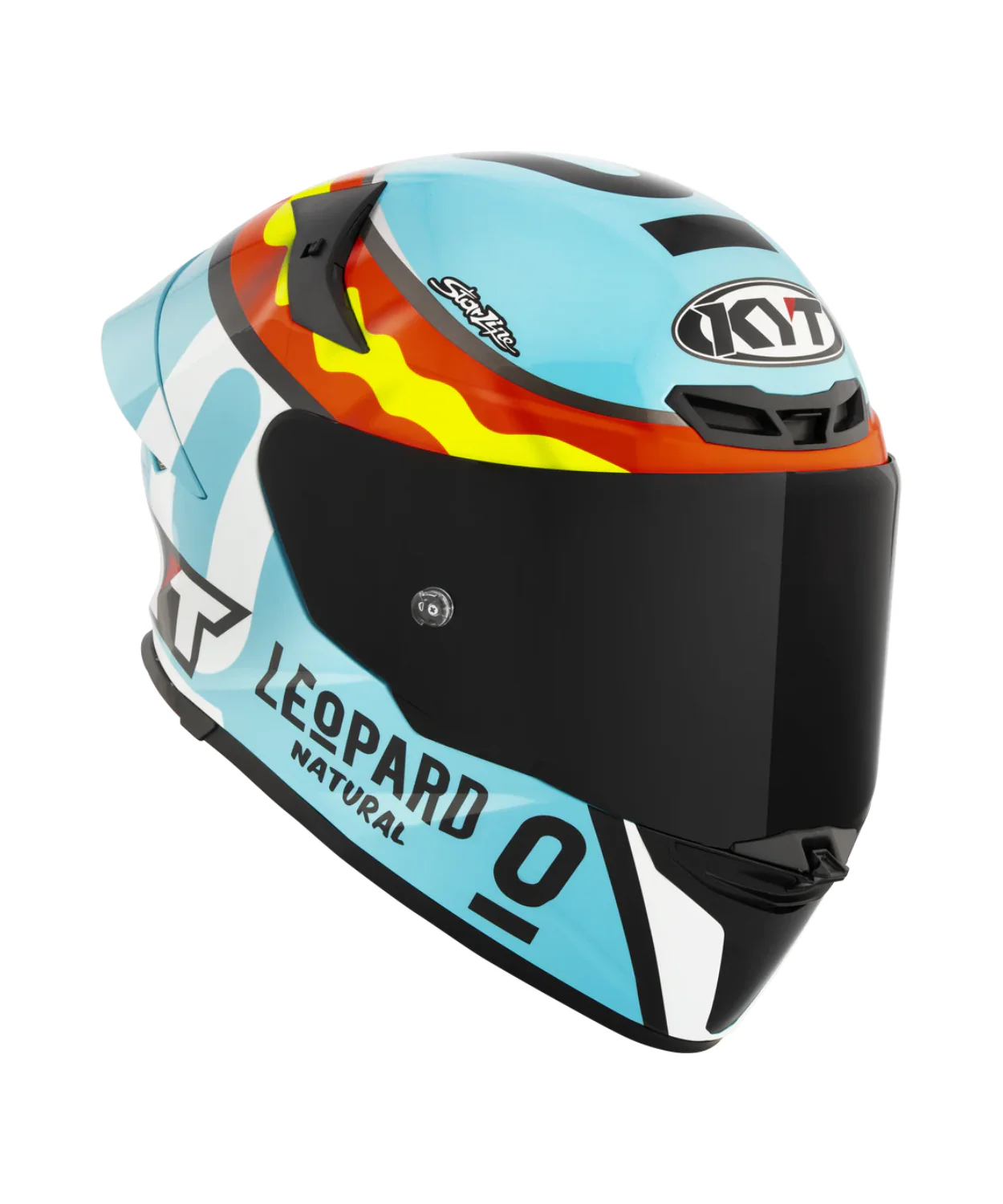 KYT TT-Revo Leopard Replica Spaniard Helmet Helmet - Gloss Blue - Image 4
