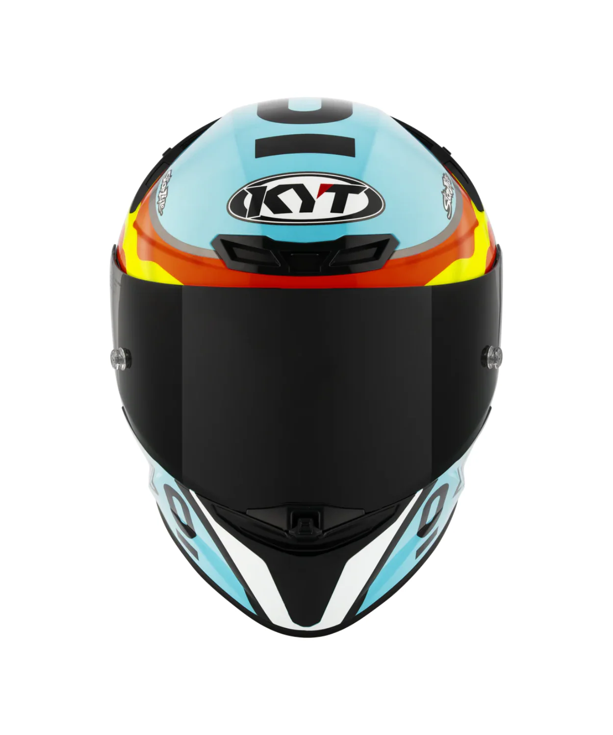 KYT TT-Revo Leopard Replica Spaniard Helmet Helmet - Gloss Blue - Image 5