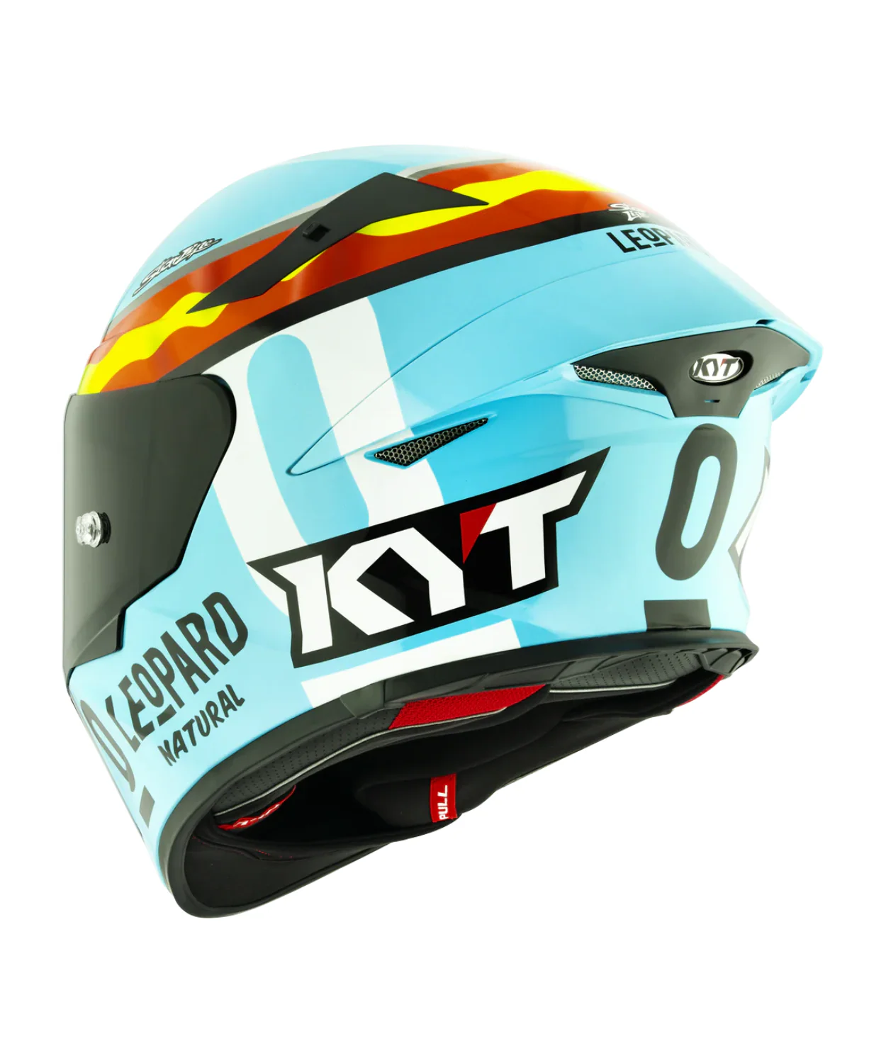 KYT TT-Revo Leopard Replica Spaniard Helmet Helmet - Gloss Blue - Image 6