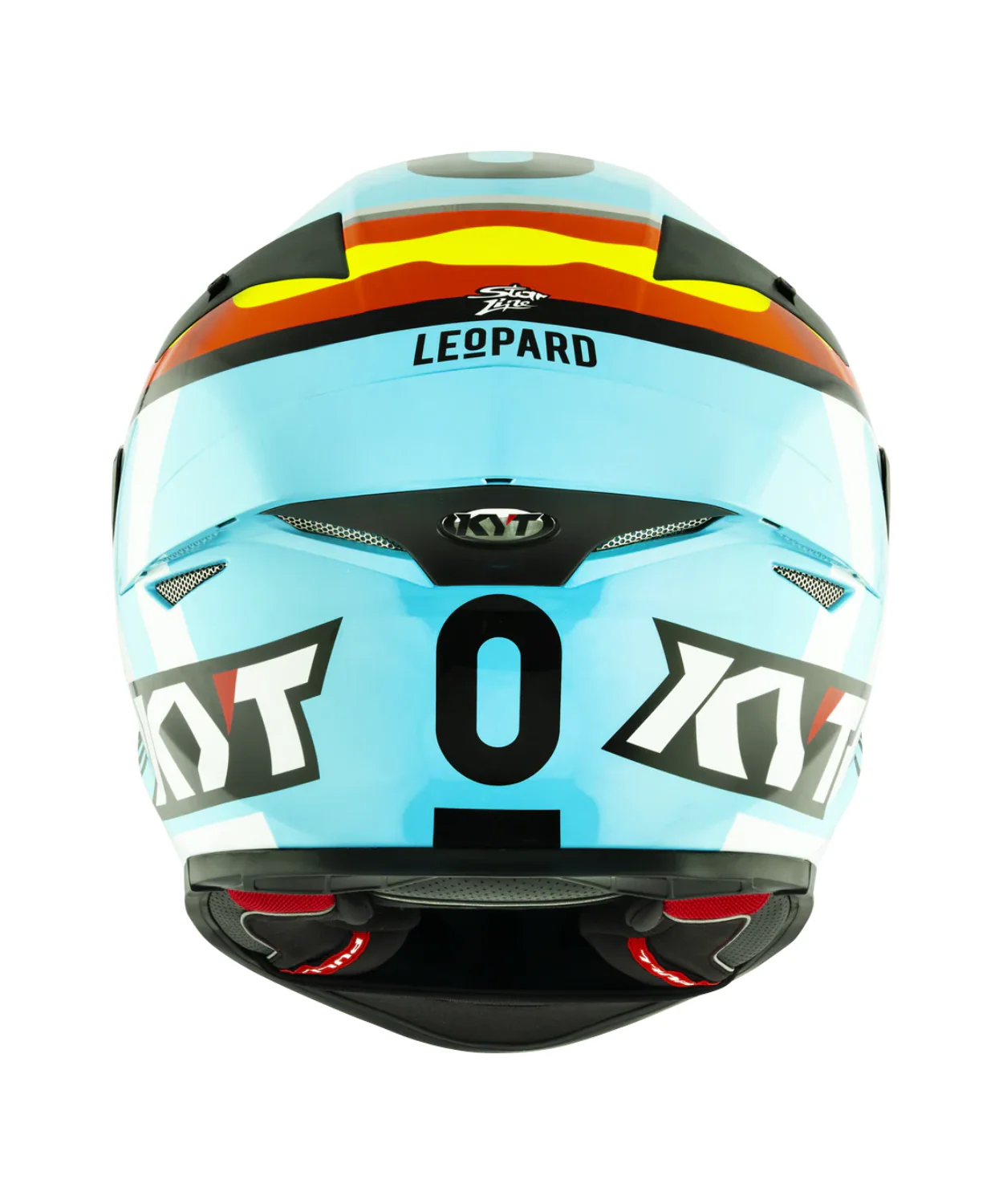 KYT TT-Revo Leopard Replica Spaniard Helmet Helmet - Gloss Blue - Image 8