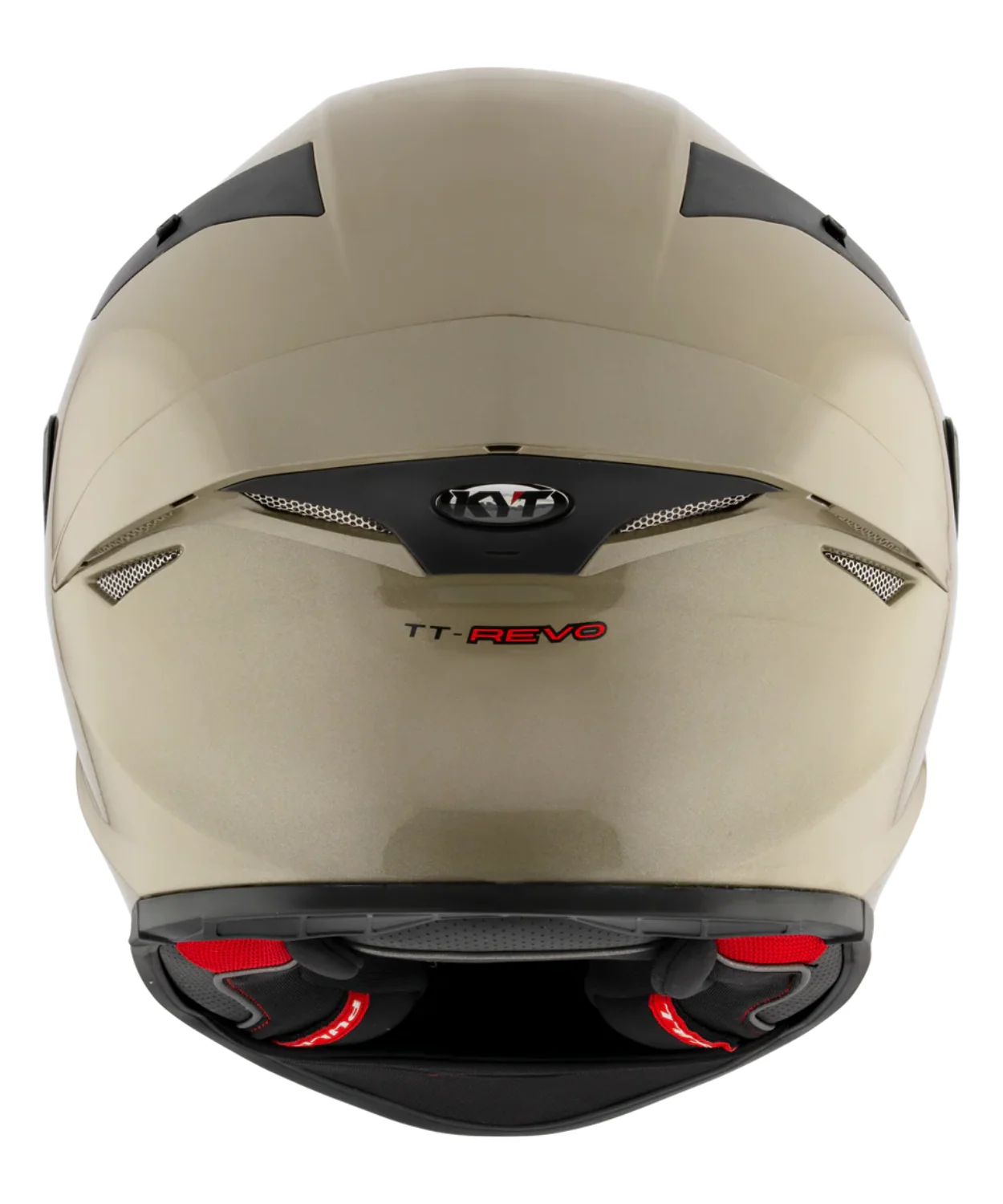KYT TT-Revo Pearl Khakis Full Face Helmet - Gloss Sand - Image 5