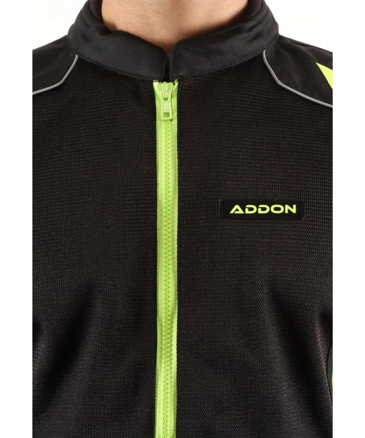 Lone Ranger Addon Pro Riding Jacket - Black Neon Green - Image 3