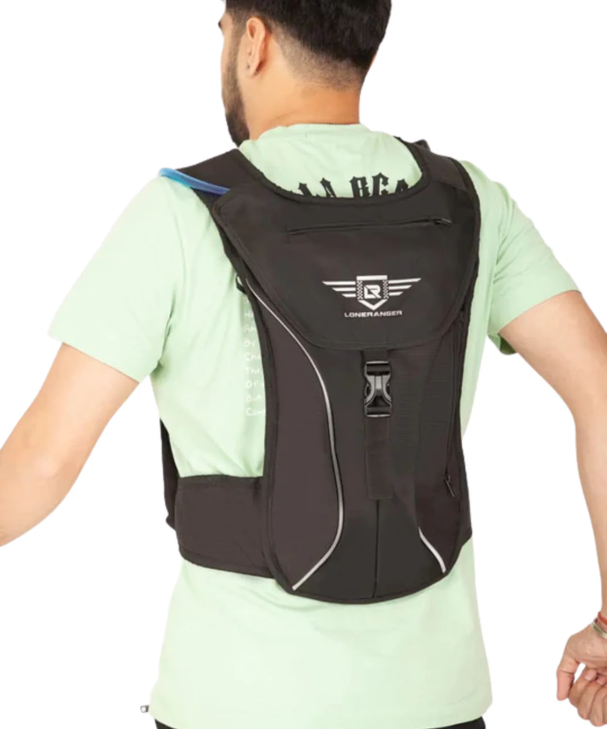 Lone Ranger Aquapack Hydration Bag with 3 Liters TPU Bladder - Black - Image 2