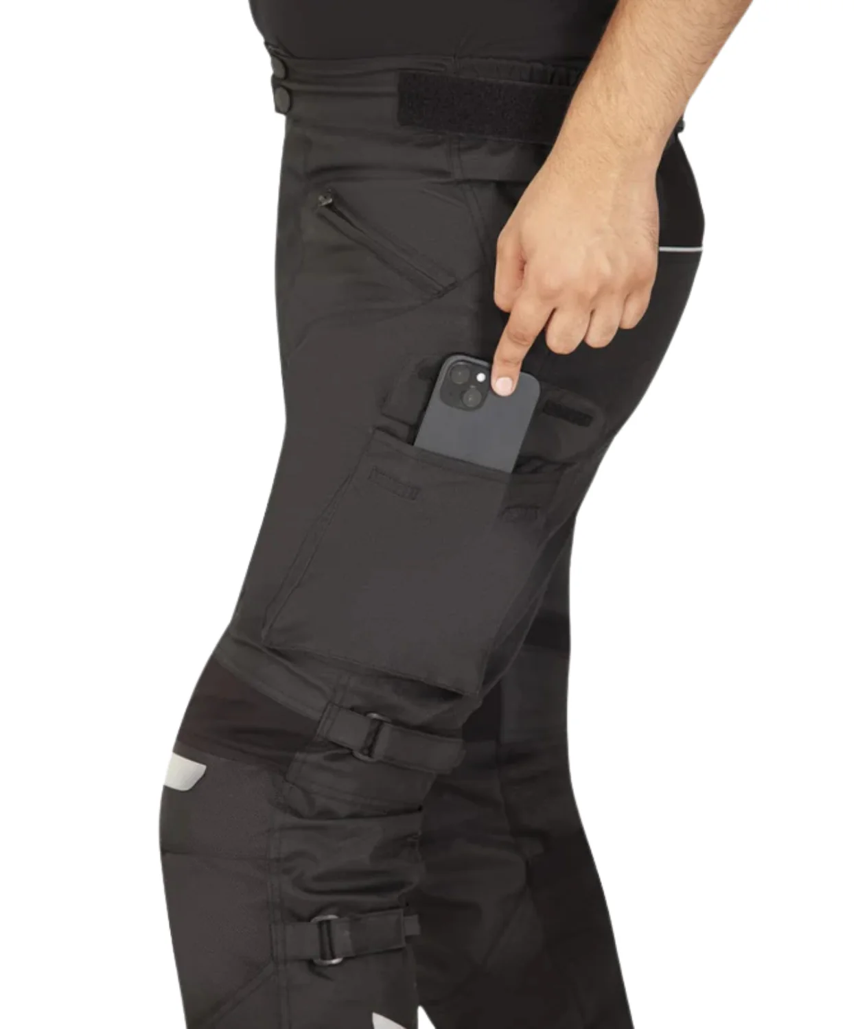 Lone Ranger Trotter Riding Pant with Tail Bone Protector - Black - Image 4