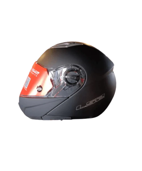 LS2 FF386 / FF370  Flipup Helmet - Matt Black - Image 2