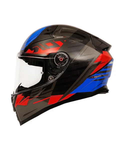 LS2 FF811 Vector II Absolute Helmet 06 - Matt Black Red Blue - Image 2