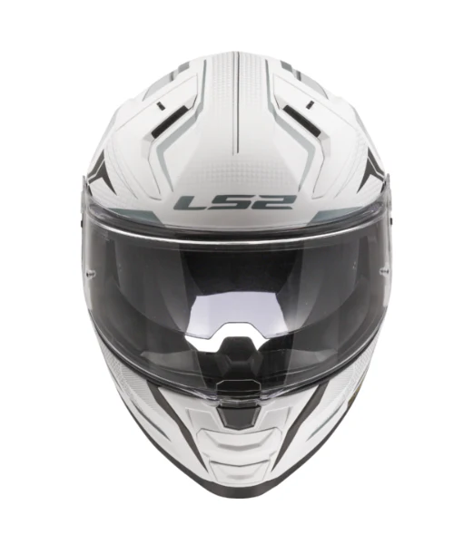 LS2 FF811 Vector II Alizer Helmet - White Silver - Image 3