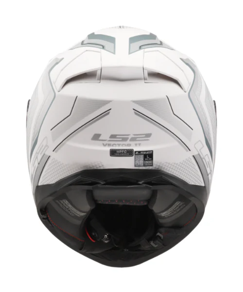 LS2 FF811 Vector II Alizer Helmet - White Silver - Image 5