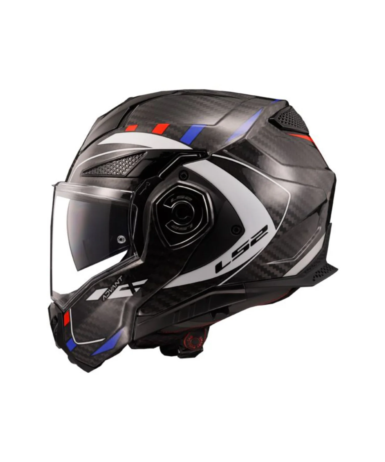 LS2 FF901 Advant X Future Carbon Fiber Helmet (ECE 22.06) - Gloss White Blue