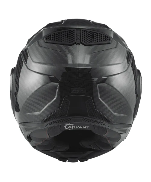 LS2 FF901 Advant X Future Carbon Fiber Helmet ( ECE 22.06) - Solid Black - Image 8