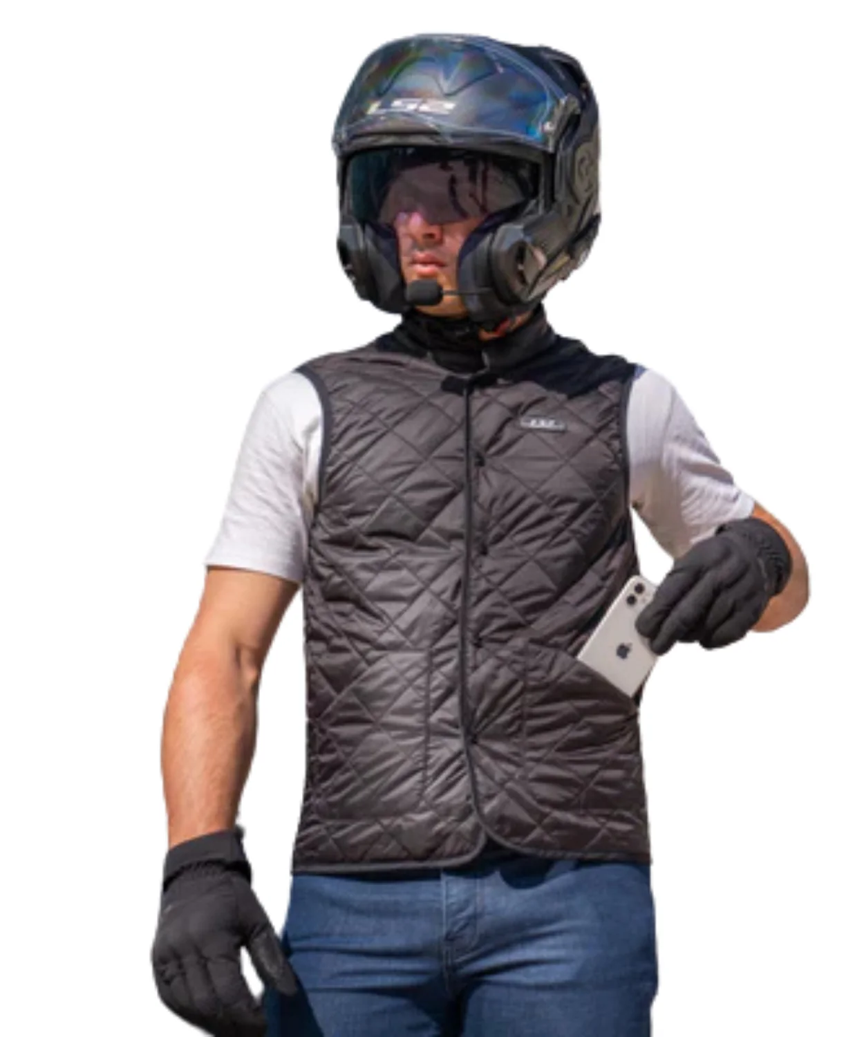 LS2 Liberty Man Riding Jacket - Black - Image 4