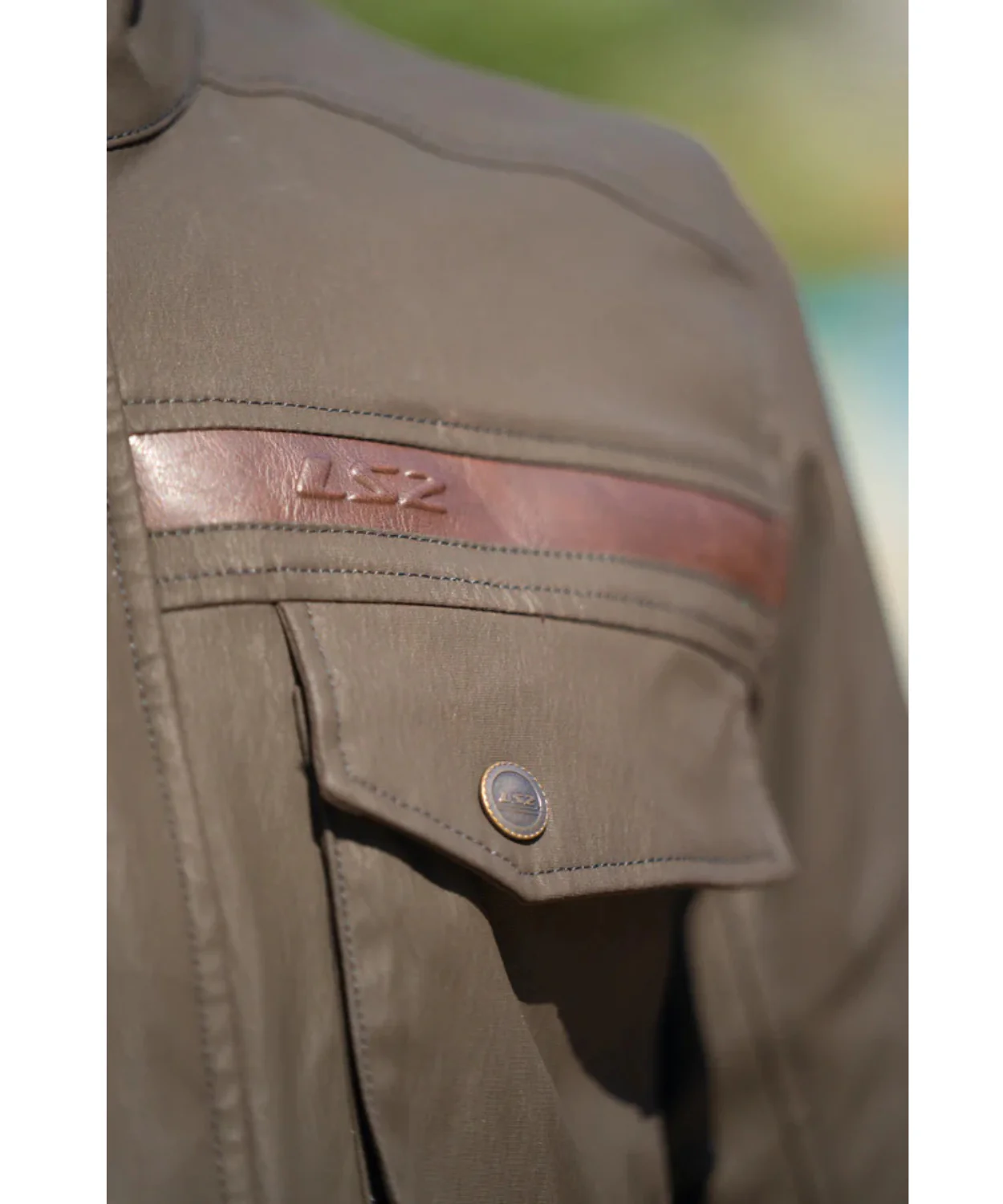 LS2 Liberty Man Riding Jacket - Brown - Image 3