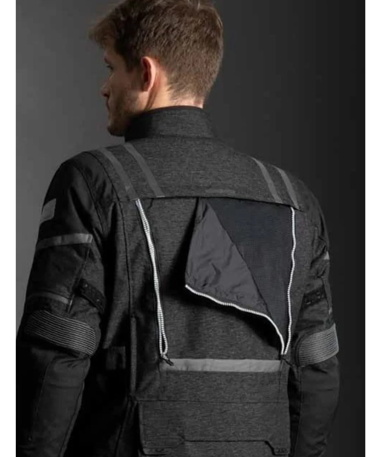 LS2 Nevada Riding Jacket - Black Hi-Viz Green - Image 4