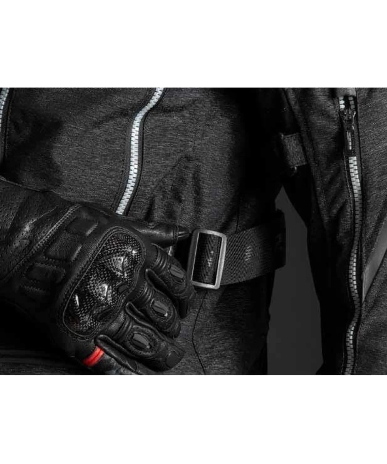 LS2 Nevada Riding Jacket - Black Hi-Viz Green - Image 5