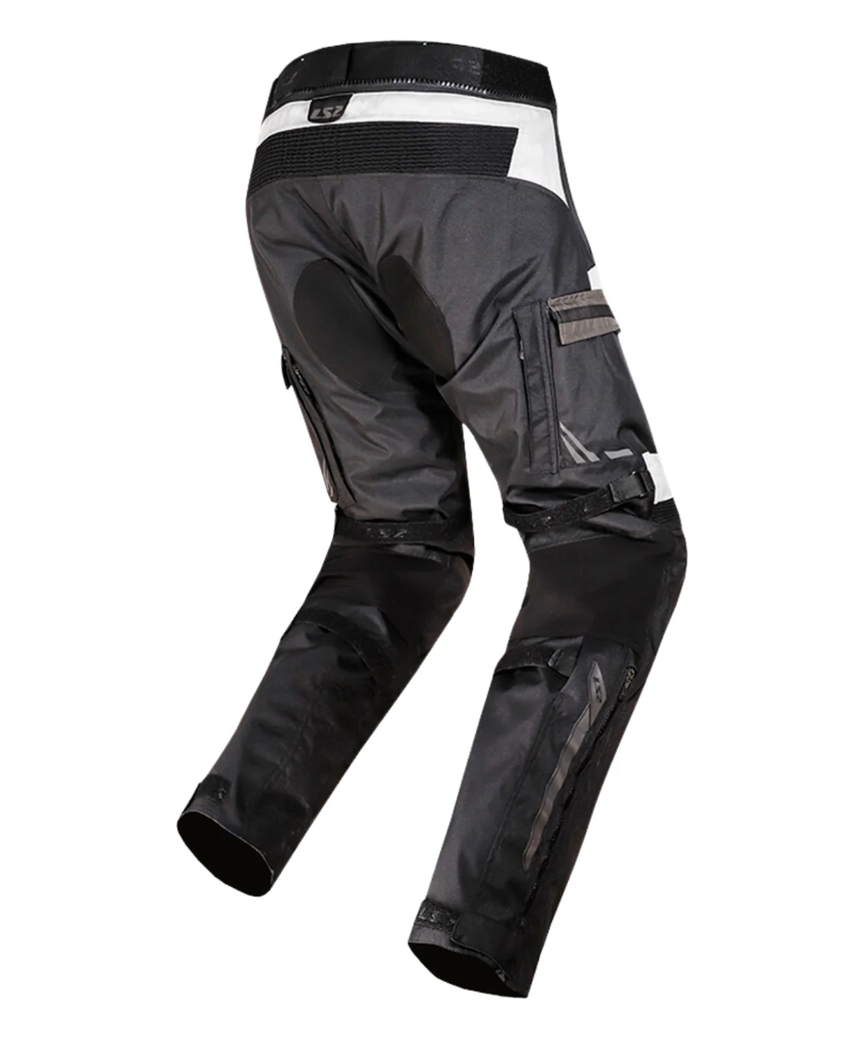 LS2 Norway Man Riding Pant - Black Grey - Image 2