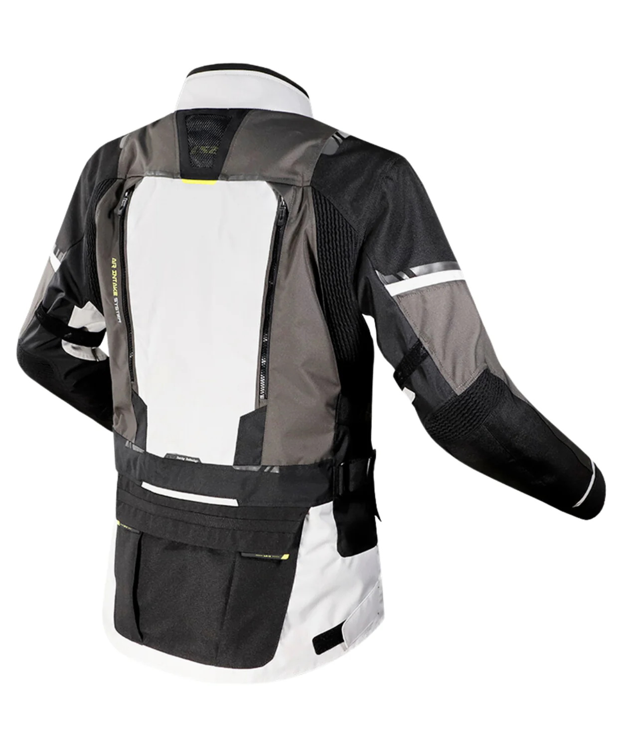 LS2 Norway Riding Jacket - Black Grey Yellow - Image 2