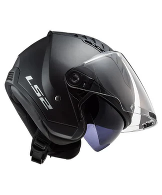 LS2 OF600 Copter Helmet - Solid Matt Black - Image 2