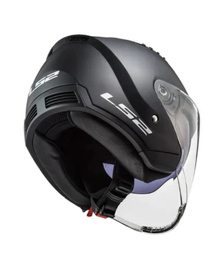 LS2 OF600 Copter Helmet - Solid Matt Black - Image 3