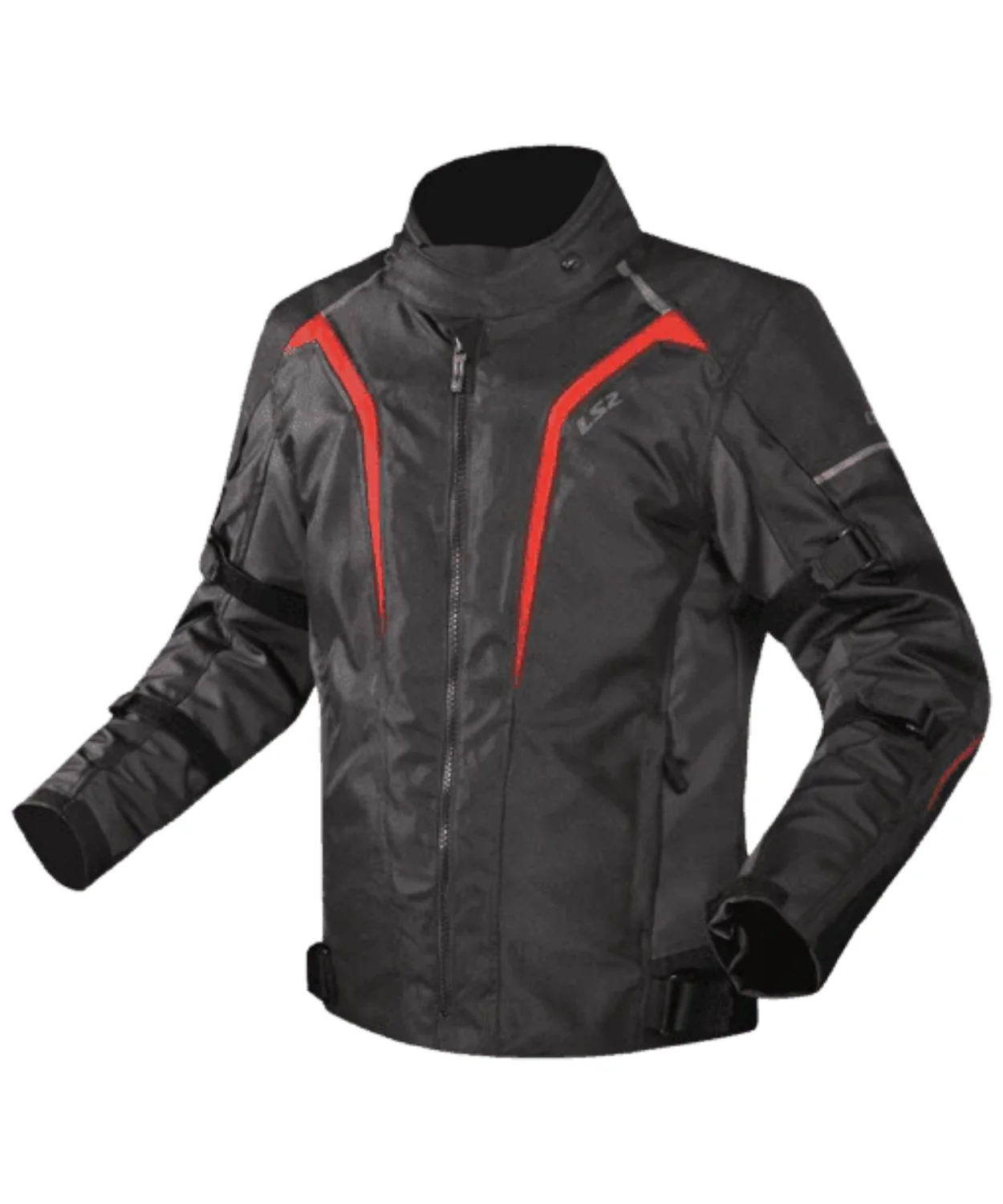 LS2 Sepang Riding Jacket - Black Grey Red