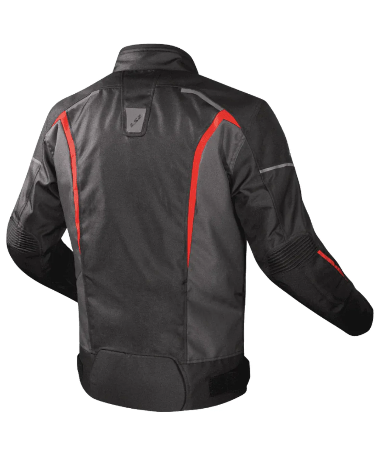 LS2 Sepang Riding Jacket - Black Grey Red - Image 2