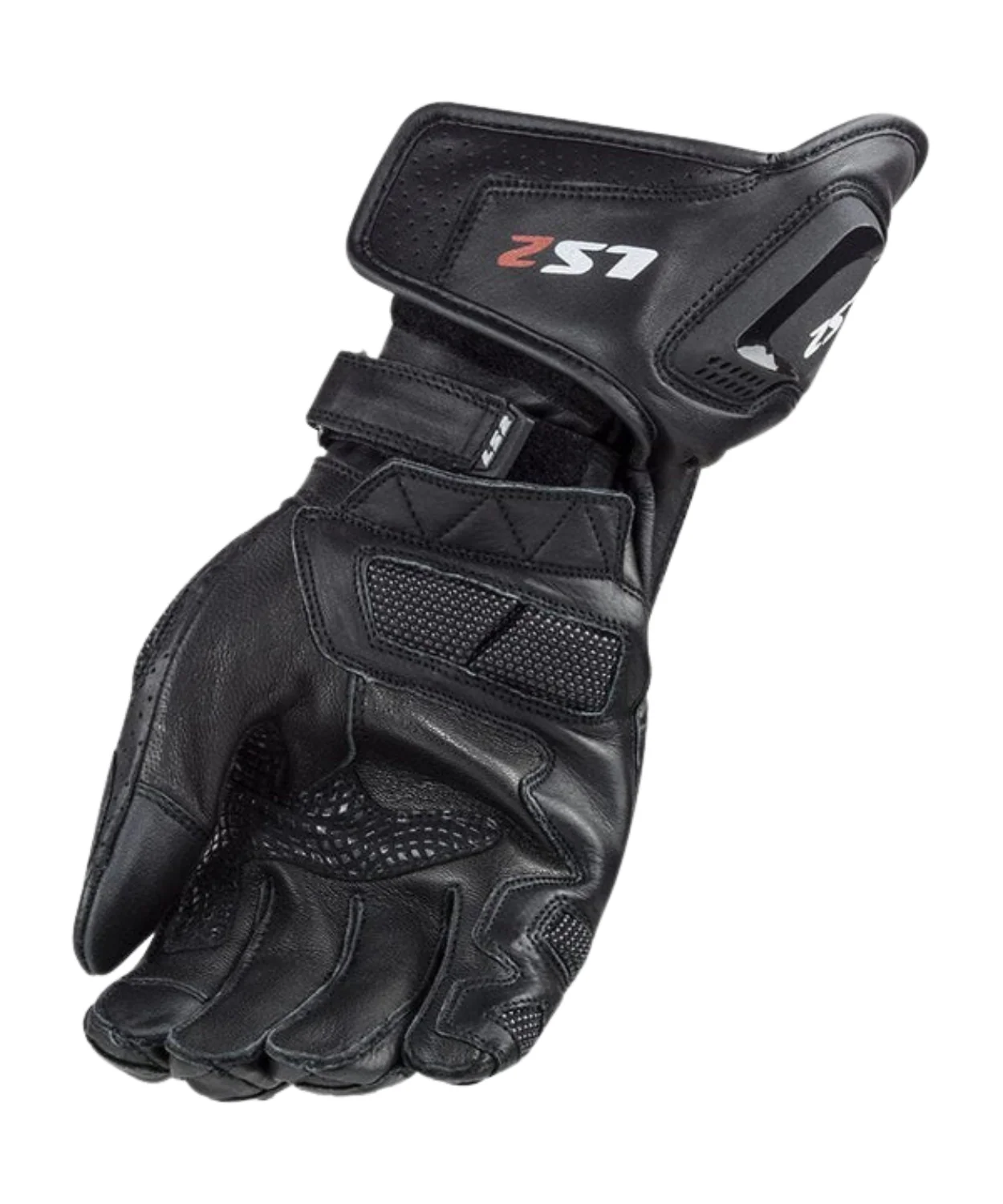 LS2 Swift Riding Gloves - Black - Image 2