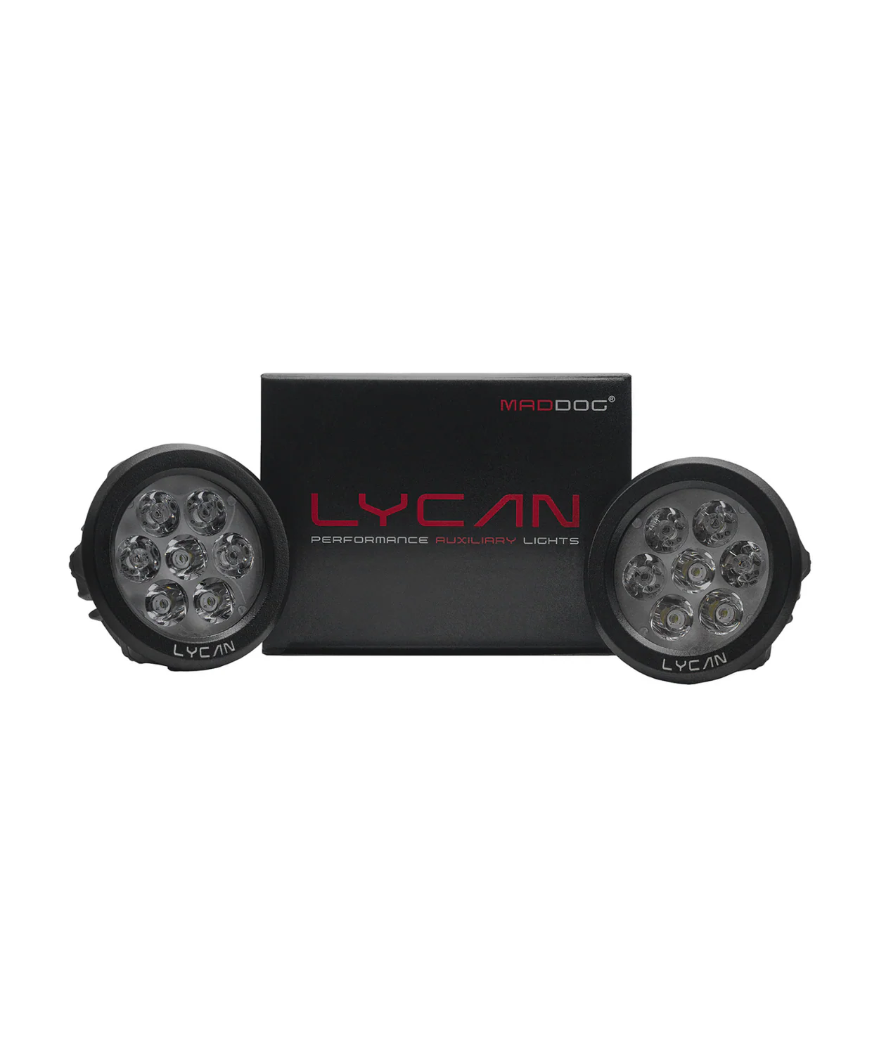 Maddog Lycan 7 Led Auxiliary Light for Motorcycle