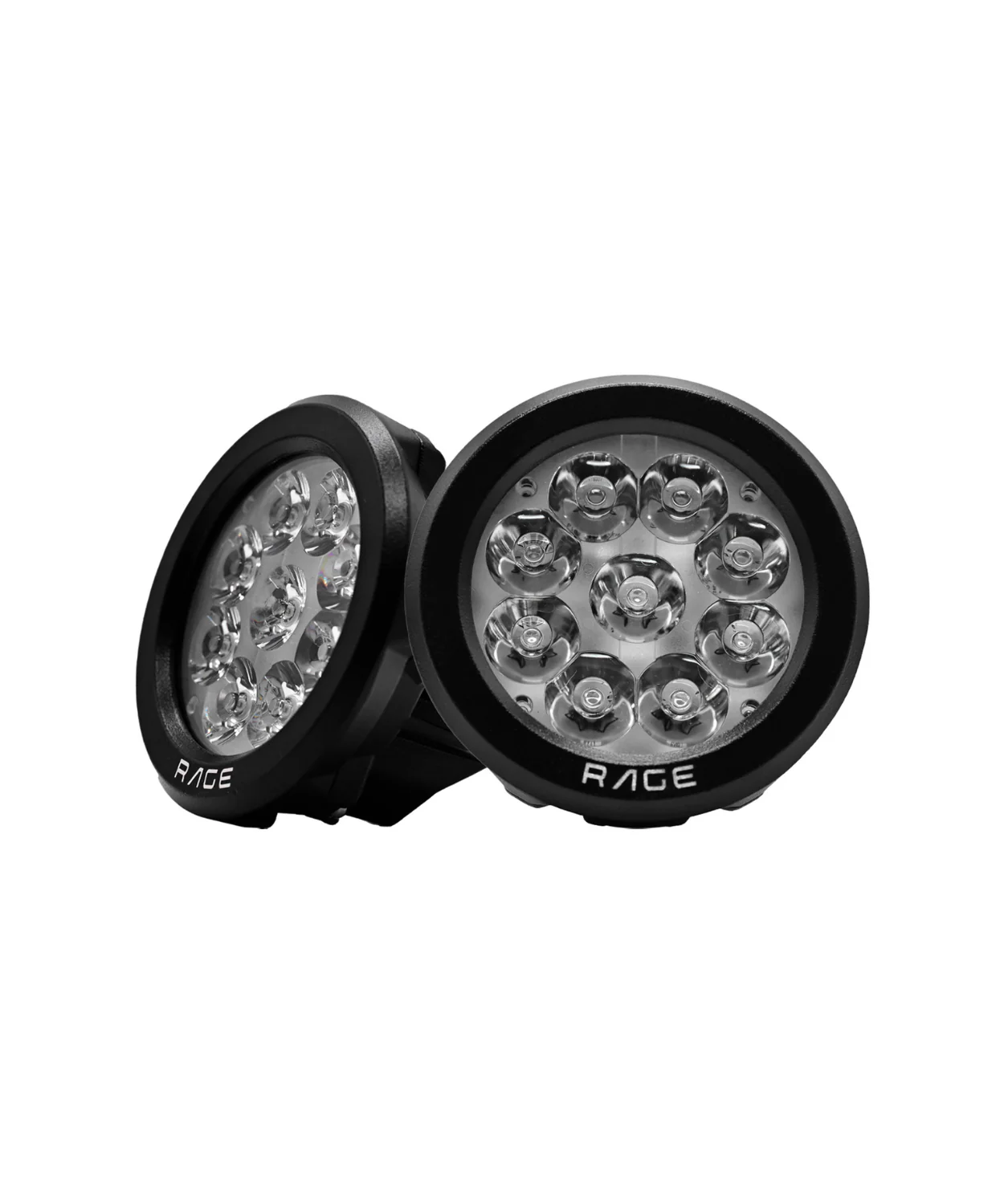 Maddog Rage 9 Led Auxiliary Light for Motorcycle - Image 2