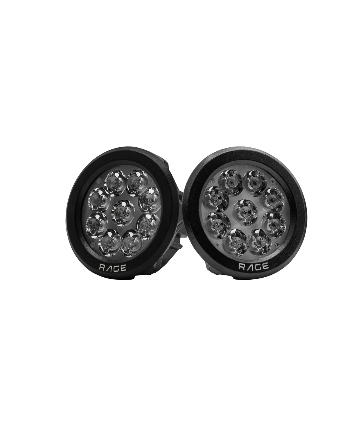Maddog Rage 9 Led Auxiliary Light for Motorcycle - Image 3