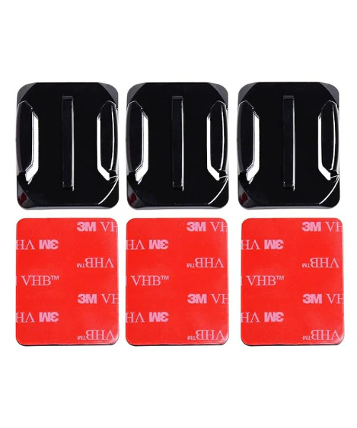 Moto Arch Action Camera 3M Adhesive mounts - 3 curve and 3 flat - Image 3