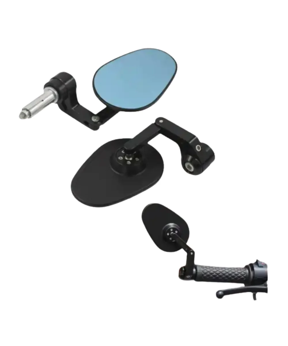 Moto Arch CNC Aluminium Motorcycle Handle Bar End Rear View Side Anti Glare Universal Mirrors - Image 3