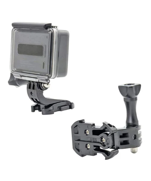 Moto Arch J Hook Buckle Mount Compatible for GoPro and Other Action Cameras - Black - Image 4