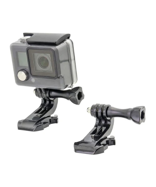 Moto Arch J Hook Buckle Mount Compatible for GoPro and Other Action Cameras - Black - Image 5