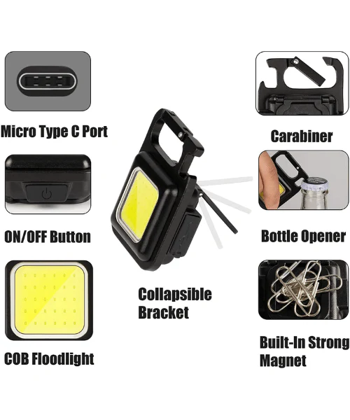 Keychain Led Light - Rechargeable - Image 6