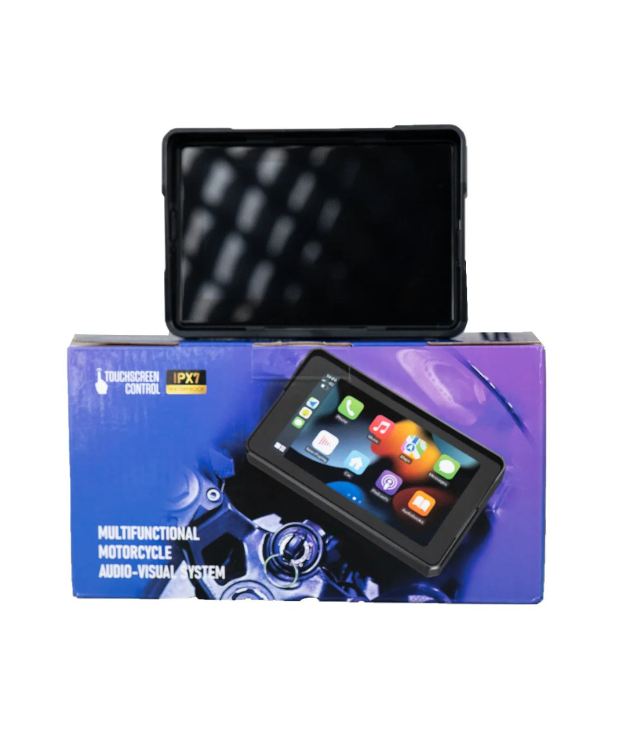 Moto Arch Motorcycle Wireless Touchscreen CarPlay Android Auto Screen with Dashcam and Tyre Pressure Monitoring System - Image 4