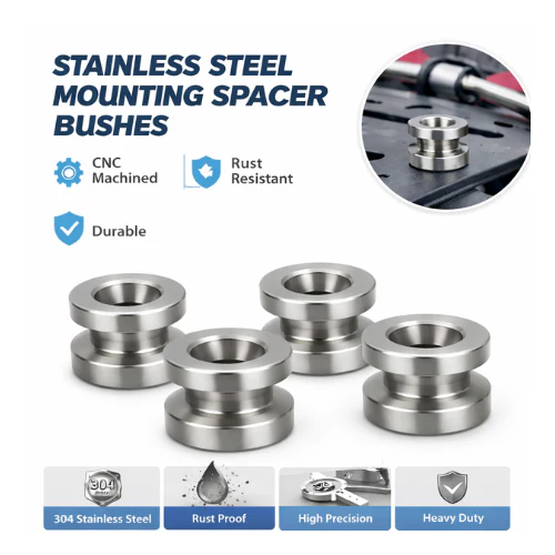 Moto Arch Top Box Plate Stainless Steel Bush Set of 4 - Silver - Image 4