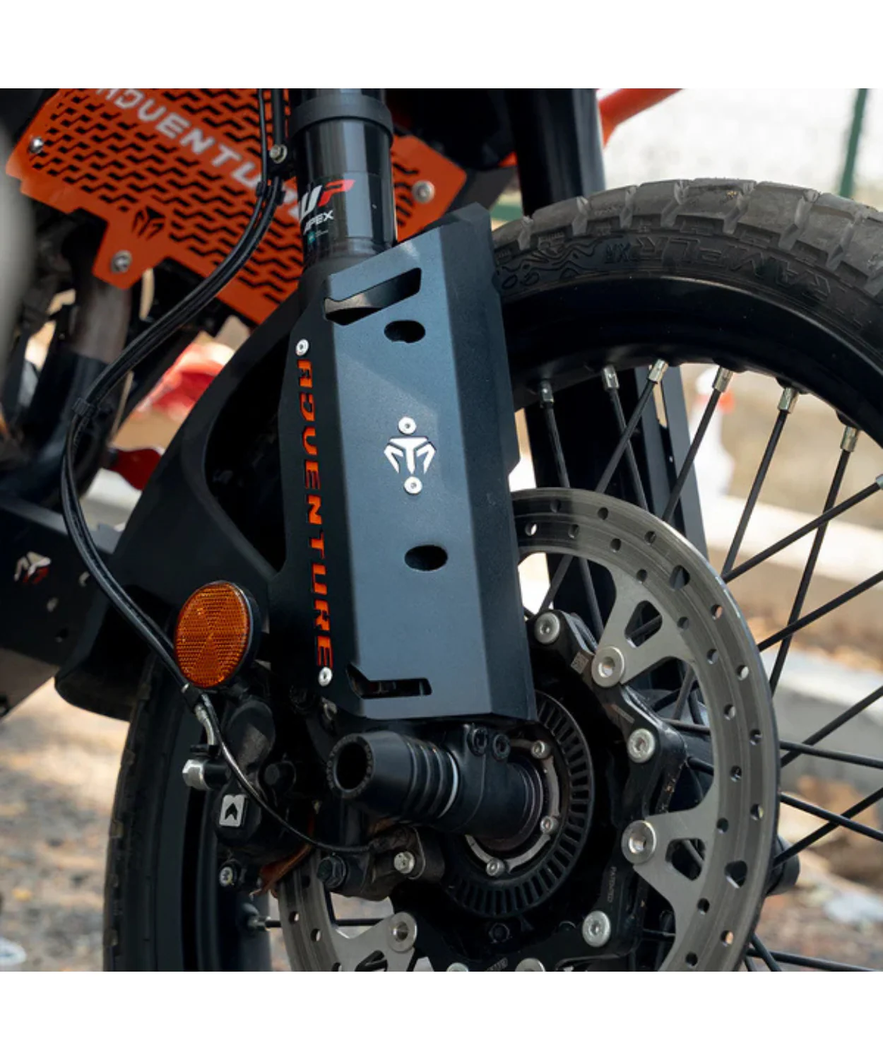 Moto Torque Fork Protectors for KTM 390 Adventure/Adventure X (2025) - Black - Image 2