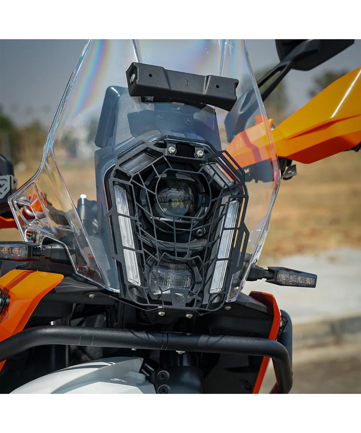 Moto Torque Headlight Guard Spider Verison for KTM 390 Adventure/Adventure X (2025)