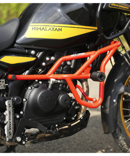 Moto Torque Panther Crash Guard for Himalayan 450 - Red - Image 2