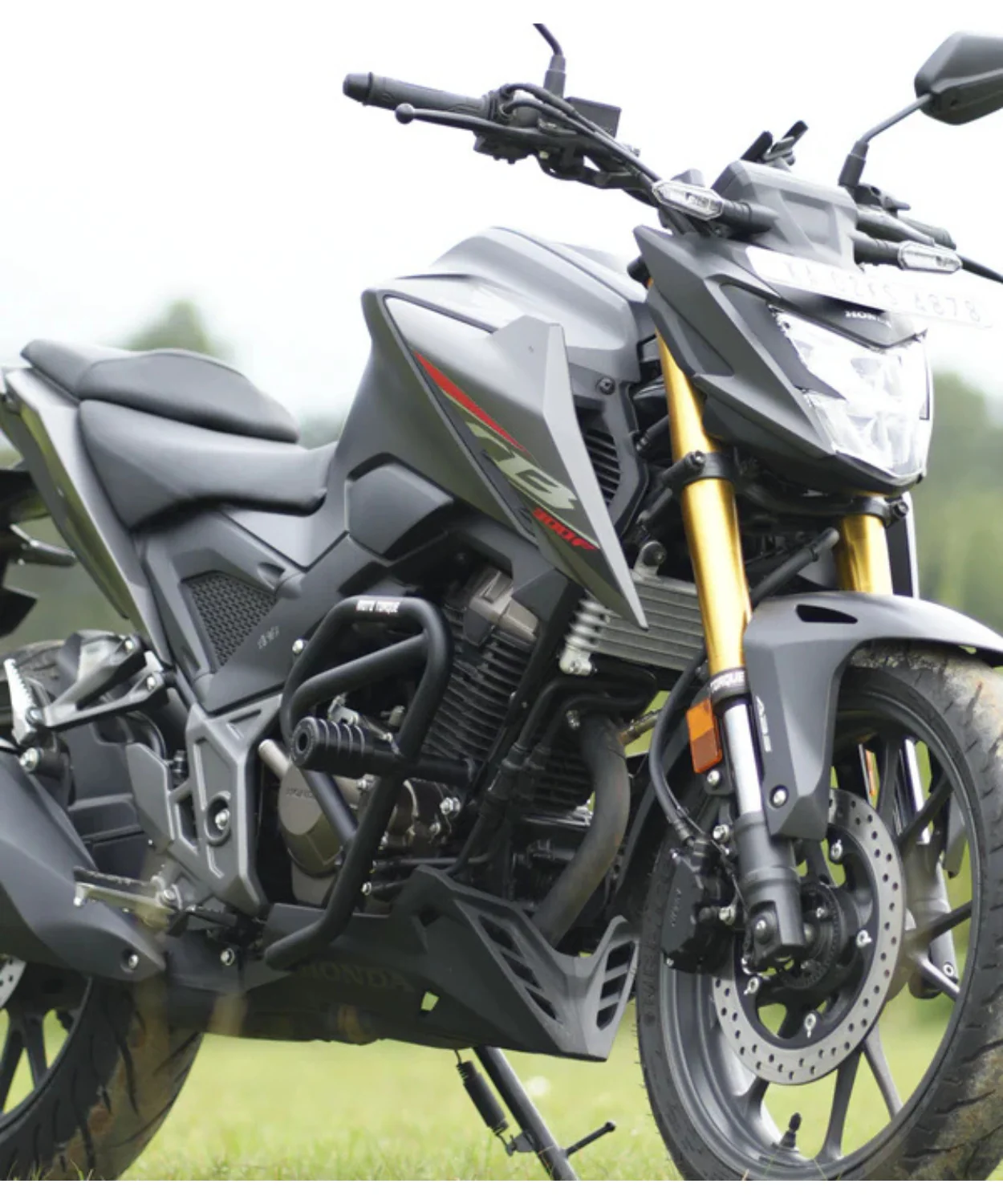 Moto Torque Honda CB300 F Crash Guard - Black - Image 2
