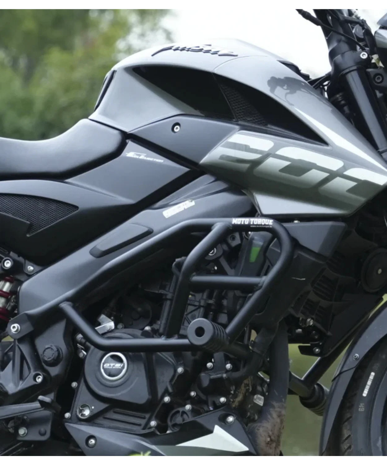 Moto Torque Pulsar NS200 for Crash Guard - Black - Image 4