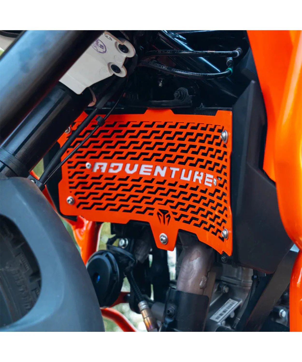 Moto Torque Radiator Guard MS for KTM 390 Adventure/Adventure X (2025) - Orange
