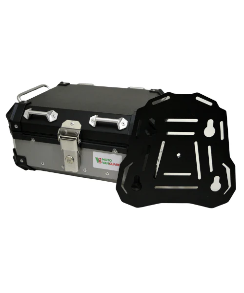 Moto Vanguard Aluminium Top Box 22 Ltr - Silver - Image 3