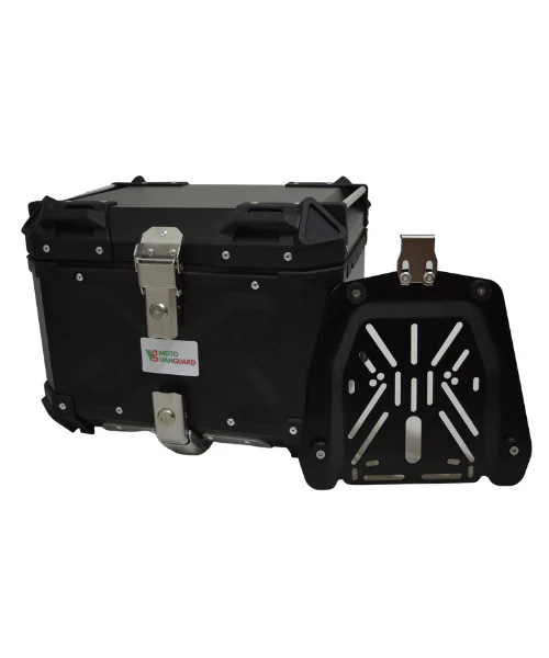 Moto Vanguard Aluminium Top Box 45 Ltr - Black - Image 4