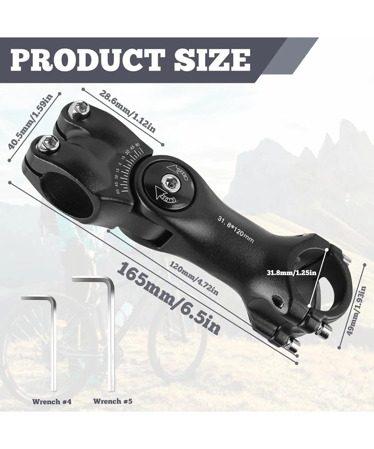 Moto Arch Invisible Big Stick Holder mount for Motorcycle action cameras - Universal - Image 3