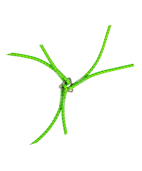 Mototech Reflective Hexapod Bungee Cord Tie-down System - 32" / 80cms - Neon Grey - Image 3