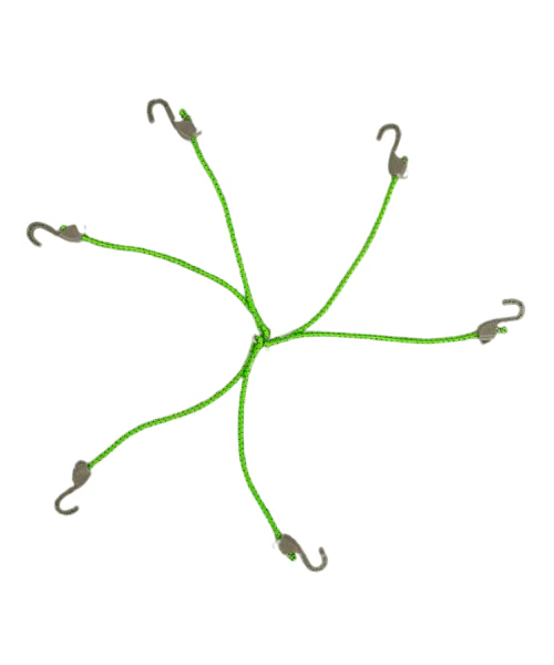 Mototech Reflective Hexapod Bungee Cord Tie-down System - 32" / 80cms - Neon Grey - Image 4
