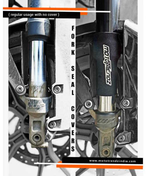 Mototrendz Fork Seal Covers | Universal Fit - Image 3